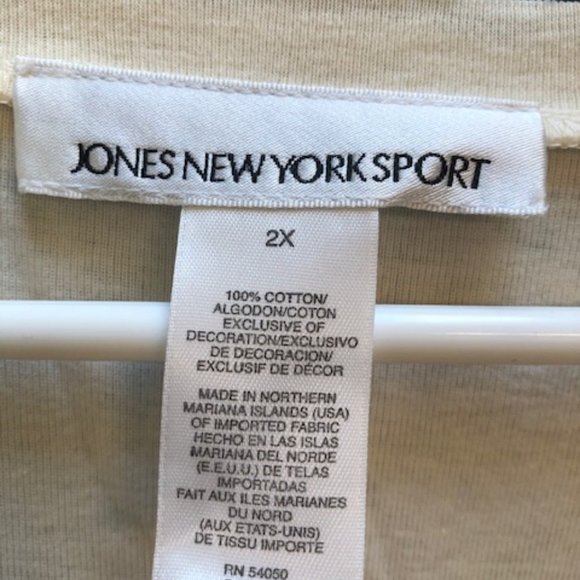 JNY Sport: Casual Top - Long sleeve - NEW - Picture 3 of 5